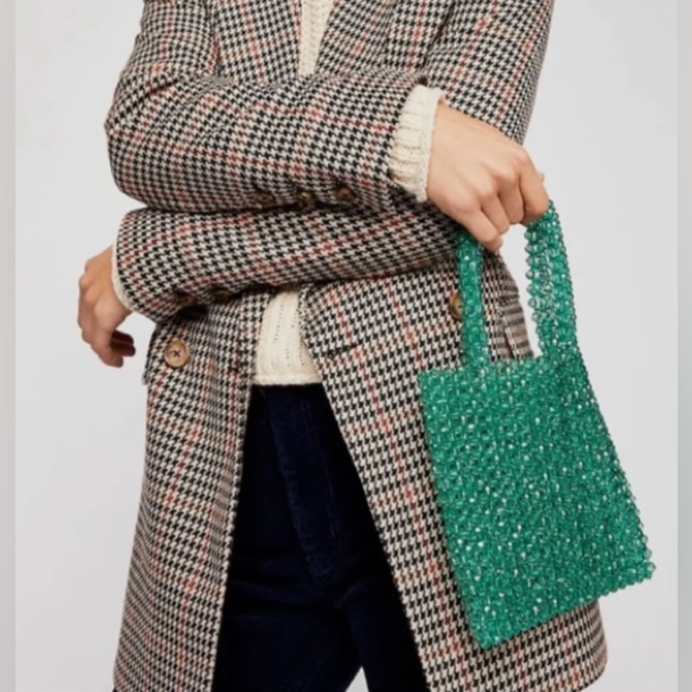 Free People Beaded Mini Tote
